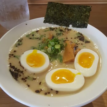 GoBistro - Ramen with extra egg...  Broth flavorful - Sushi Bars Near Me - Hollywood, Florida