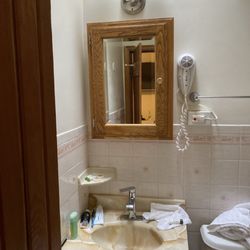 King's Rest Court - Bathroom sink in I pictured bathroom