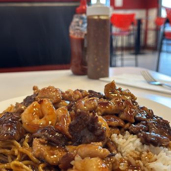 Mama Fresh Grill Teriyaki - The #7, shrimp beef and chicken teriyaki - Chicken Shop Near Me - Hesperia, California Mama Fresh Grill Teriyaki - The #7, shrimp beef and chicken teriyaki - Chicken Shop Near Me - Hesperia, California