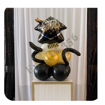 Events 356 - Make the Graduate in your life feel special with this Graduation Balloon Bouquet. Bouquets can be customized! - Party & Event Planning Near Me Events 356 - Make the Graduate in your life feel special with this Graduation Balloon Bouquet. Bouquets can be customized! - Party & Event Planning Near Me