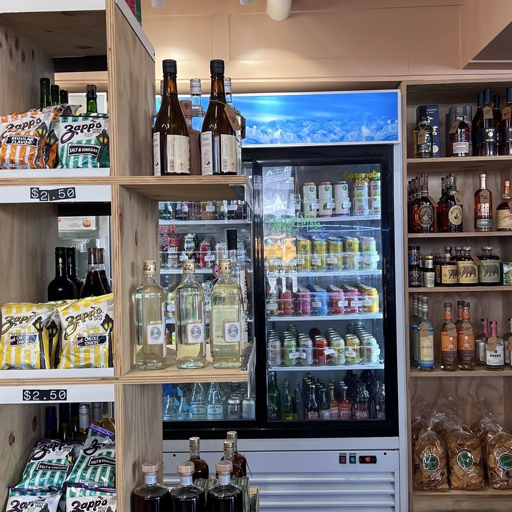 Anna's Joint - Drink fridge and liquor bottles - Wine Bars Near Me - Long Beach, California