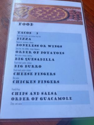 Menu photo 1 Las Kawas Ensenada, BCN Menu photo 1 Las Kawas Ensenada, BCN
