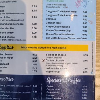 Eggspress - Menue - Breakfast & Brunch Near Me - Dorval, Quebec