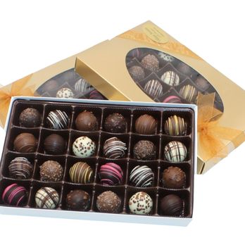 Village Sweets - 1 lb truffle assortment gift box - Candy Stores Near Me - Lafayette, New Jersey Village Sweets - 1 lb truffle assortment gift box - Candy Stores Near Me - Lafayette, New Jersey