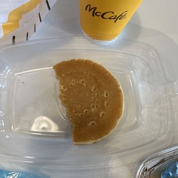 McDonald's - Ordered hot cakes and one came half ate ? They also didn't give me butter or a straw with my orange juice - Fast Food Near Me - Tulare, California