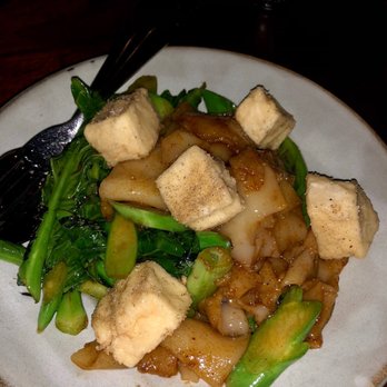 The Tyger - Tofu and Stir Fried Rice Noodles - Cocktail Bars Near Me - New York, New York