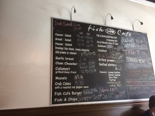 Menu photo 1 Fish Café Vancouver, BC Menu photo 1 Fish Café Vancouver, BC
