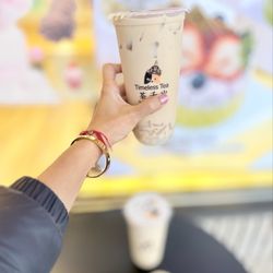 Timeless Tea - Grass Jelly Milk Tea with Boba