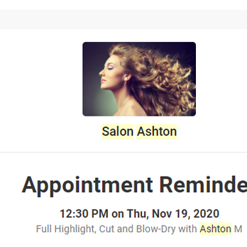 Salon Ashton - She charged me for a cut and blowdry- I received a 3-5 min cut and I left with WET hair. - Hair Salons Near Me - Cary, North Carolina