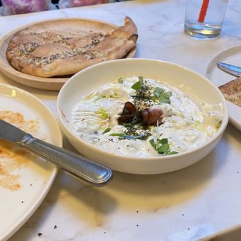 Bosforo - Smoked cacik- yogurt dip, comes as is. Must order bread separately - Turkish Near Me - San Diego, California Bosforo - Smoked cacik- yogurt dip, comes as is. Must order bread separately - Turkish Near Me - San Diego, California