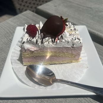 French Bakery Cafe - Strawberry light cream center was delicious - Patisserie/Cake Shop Near Me - Carlsbad, California