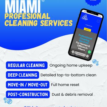 Apex Go Cleaning - Home Cleaning Near Me - Miami Beach, Florida Apex Go Cleaning - Home Cleaning Near Me - Miami Beach, Florida
