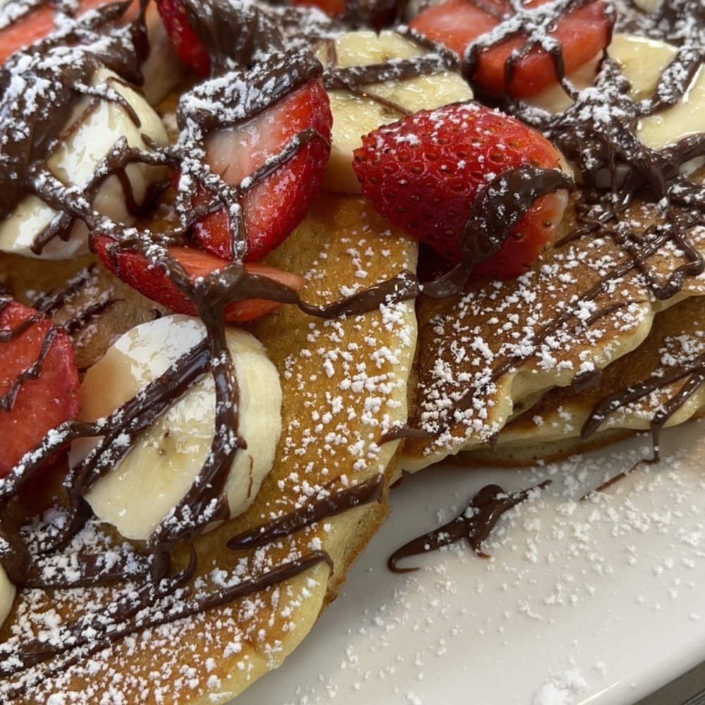 12th Street Grill - Nutella Pancakes - Breakfast & Brunch Near Me - Warren, Michigan