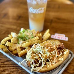 Tropical Smokehouse - Sesame slow dog and cheese fries