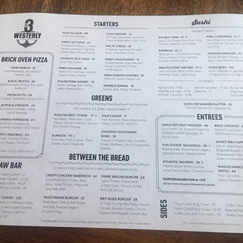 3 Westerly Bar & Grill - New American Near Me - Ossining, New York