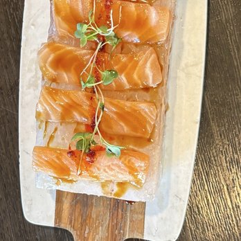 Saint Urban - Salt block Nordic salmon - Wine Bars Near Me - Scottsdale, Arizona