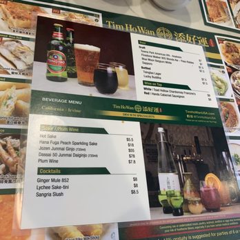 Tim Ho Wan - Drink menu (Jul 2019) - Dim Sum Near Me - Irvine, California Tim Ho Wan - Drink menu (Jul 2019) - Dim Sum Near Me - Irvine, California