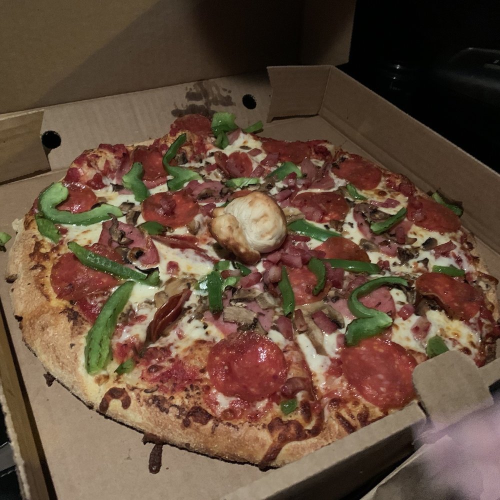 Pizzatown - PT supreme Pizza, Medium **Thank you for using Dough over single-use Plastic!! - Pizza Near Me - Lower Sackville, Nova Scotia Pizzatown - PT supreme Pizza, Medium **Thank you for using Dough over single-use Plastic!! - Pizza Near Me - Lower Sackville, Nova Scotia