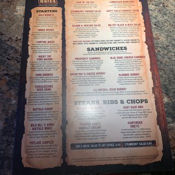 Timberwood Grill - Menu - Burgers Near Me - Pigeon Forge, Tennessee