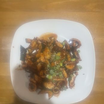 Wong's Hunan Garden - Octopus dish. OJingeo Bokkeum. Delicious. - Chinese Near Me - Omaha, Nebraska
