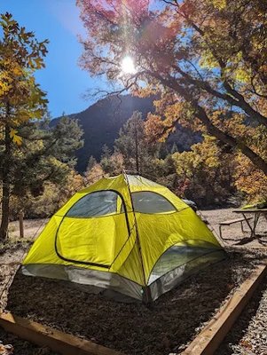 Tents - Tents – Elk Creek Campground has beautiful primitive tent sites. Campers can set up tents on a 12’x12’ pad and enjoy a fire in the ring at their site. Tents - Tents – Elk Creek Campground has beautiful primitive tent sites. Campers can set up tents on a 12’x12’ pad and enjoy a fire in the ring at their site.