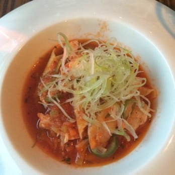 BoccaLupo - Chefs menu course #1 with tuna and malloreddus pasta with a spicy tomato broth - Italian Near Me - Atlanta, Georgia