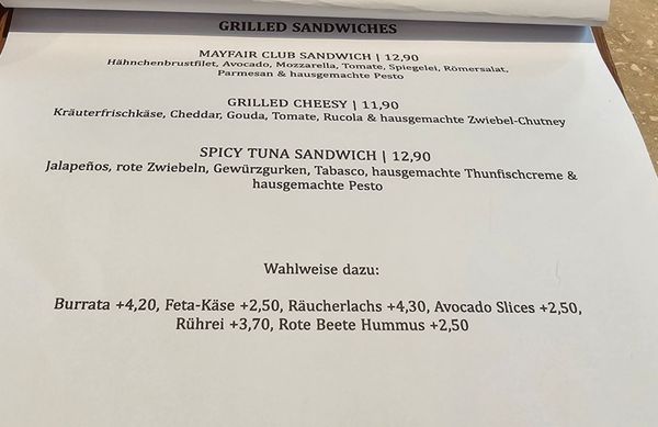 Menu photo 2 Mayfair Coffee Hamburg, HH