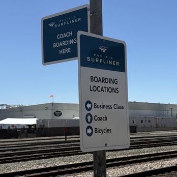 Amtrak Guadalupe Station - More new platform signage - Train Stations Near Me - Guadalupe, California Amtrak Guadalupe Station - More new platform signage - Train Stations Near Me - Guadalupe, California