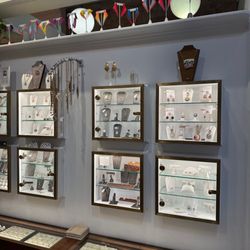 Made You Look Jewellery - Lots of wall displays with beautiful pieces.