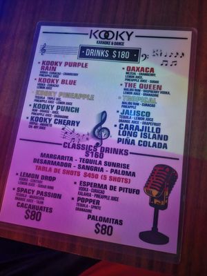 Menu photo 2 Kooky Karaoke & Drinks Puerto Vallarta, JAL