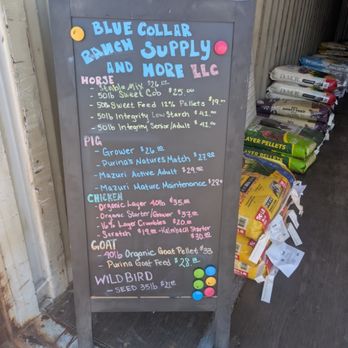 Blue Collar Ranch - Available sack feeds and more! - Livestock Feed & Supply Near Me - Dolan Springs, Arizona Blue Collar Ranch - Available sack feeds and more! - Livestock Feed & Supply Near Me - Dolan Springs, Arizona