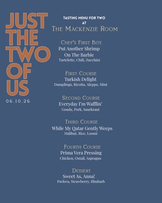 Menu photo 2 The Mackenzie Room Vancouver, BC