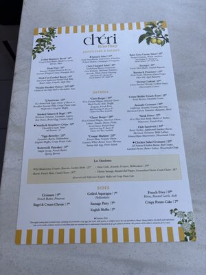 Menu photo 1 Chéri Rooftop Las Vegas, NV Menu photo 1 Chéri Rooftop Las Vegas, NV