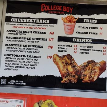 College Boy Cheesesteaks - Cheesesteaks Near Me - Los Angeles, California College Boy Cheesesteaks - Cheesesteaks Near Me - Los Angeles, California
