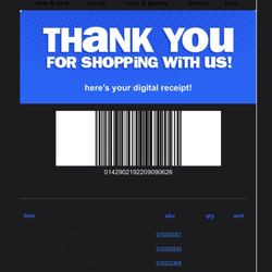 Five Below - Proof of purchase