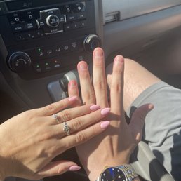 completed full gel set and manicure completed full gel set and manicure