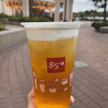 85°C Bakery Cafe-Irvine Spectrum - Large Sea Salt Green Tea - Coffee & Tea Near Me - Irvine, California 85°C Bakery Cafe-Irvine Spectrum - Large Sea Salt Green Tea - Coffee & Tea Near Me - Irvine, California