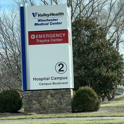 Winchester Medical Center - ER entrance sign