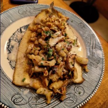 Town Council Kitchen and Bar - Trout with topped with crispy spatzle and dill beurre blanc - Bars Near Me - Neenah, Wisconsin Town Council Kitchen and Bar - Trout with topped with crispy spatzle and dill beurre blanc - Bars Near Me - Neenah, Wisconsin