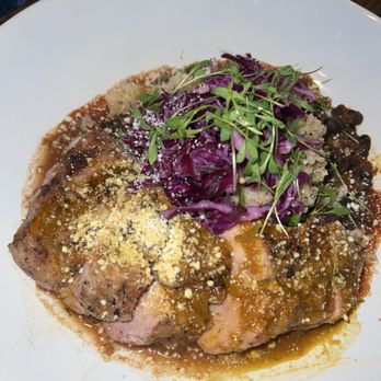Chestnut - Mojo grilled pork tenderloin - New American Near Me - Asheville, North Carolina Chestnut - Mojo grilled pork tenderloin - New American Near Me - Asheville, North Carolina