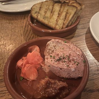 Fox & The Knife - Chicken liver mousse ($16 June 2024) - Wine Bars Near Me - Boston, Massachusetts