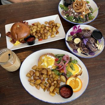 Kitchen 15 - Steak salad, breakfast sandwich, eggs Benedict, ube waffles - Breakfast & Brunch Near Me - Sacramento, California Kitchen 15 - Steak salad, breakfast sandwich, eggs Benedict, ube waffles - Breakfast & Brunch Near Me - Sacramento, California