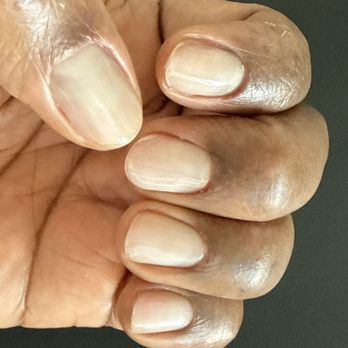 Perfect Nails By Leyla - Clear Hard Gel Manicure.. - Nail Technicians Near Me - Los Angeles, California