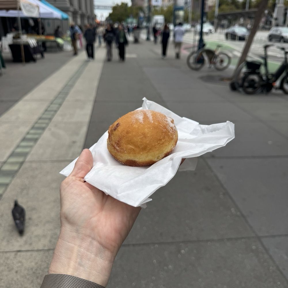 Ocean Malasada - Eating in the go. I imagine better heated a little and paired with a cup of coffee. - Desserts Near Me - San Francisco, California Ocean Malasada - Eating in the go. I imagine better heated a little and paired with a cup of coffee. - Desserts Near Me - San Francisco, California