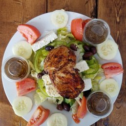 Greek salad with chicken Greek salad with chicken
