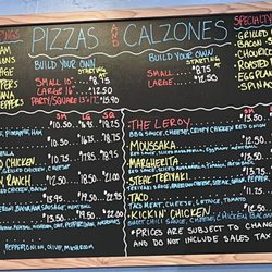 Exeter Town Pizza - Pizza and Calzones menu