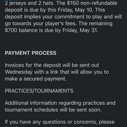 The Right Way Baseball Academy - Emailed contract that wasn't fulfilled