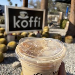 Exterior outside entrance of Koffi - Rancho Mirage, California Exterior outside entrance of Koffi - Rancho Mirage, California
