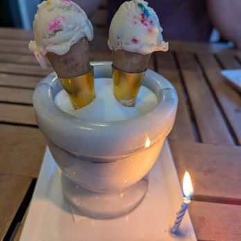 Rioja - Complimentary birthday cake ice cream!! - New American Near Me - Denver, Colorado