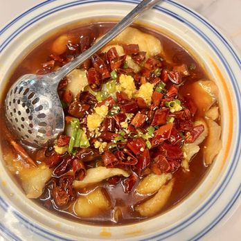 The Imperial Treasure - S4. Sichuan Fish Fillet in Hot Spicy Broth - Dim Sum Near Me - Matthews, North Carolina